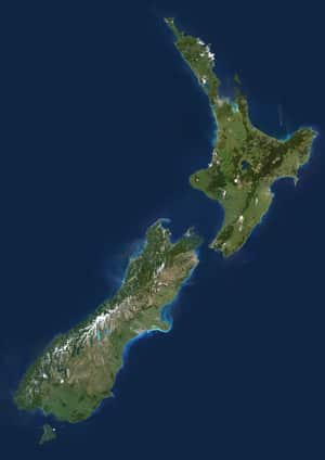 Satelite Imagem on New Zealand Fly Fishing Expeditions Nz Satellite Image