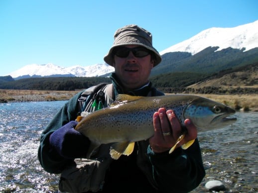 Good early season southern brown trout