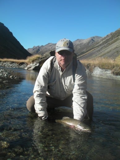 New Zealand Fly Fishing Expeditions 7lb back country brown trout