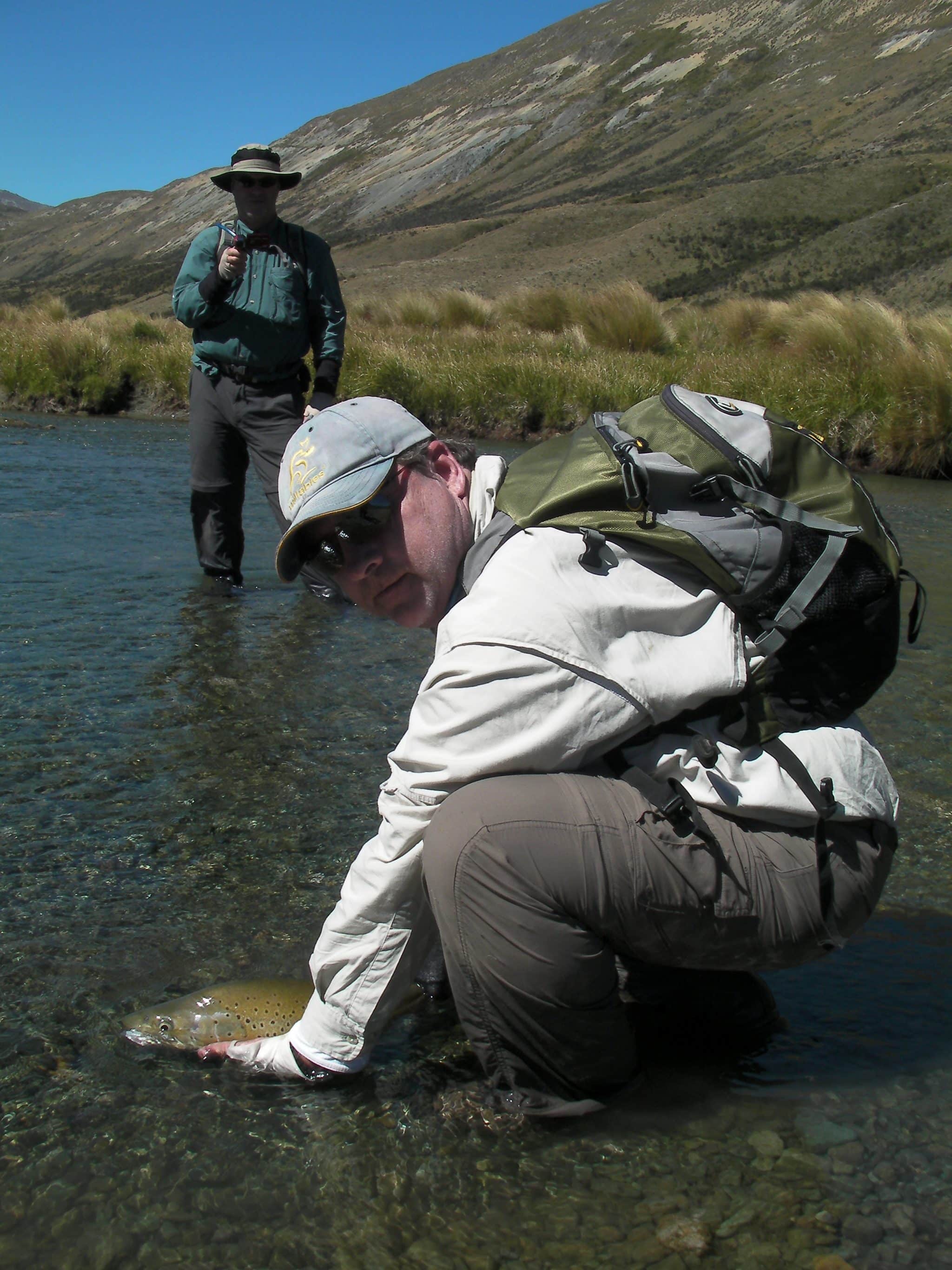 A week of backcountry Safari Fly Fishing near Queenstown New Zealand