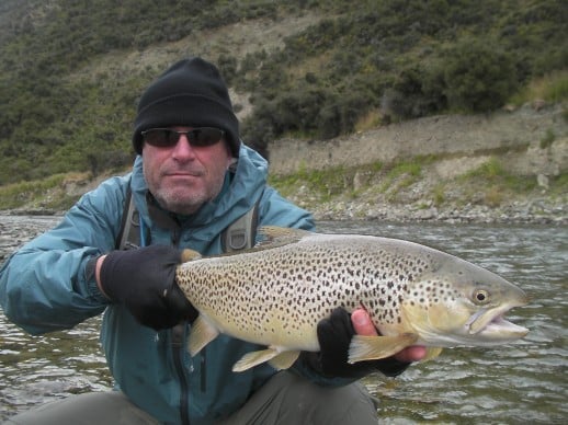 New Zealand Fly Fishing Expeditions 10.25 lbs beautiful brown trout hen