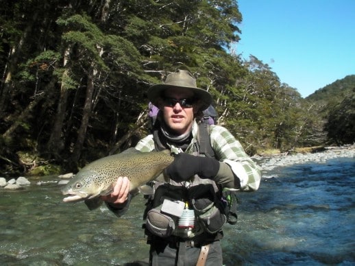 New Zealand Fly Fishing Expeditions - chunky mountain brown trout
