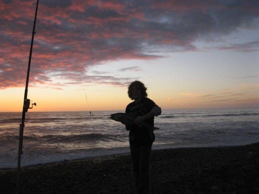 New Zealand Fly Fishing Expeditions - Surf casting on the Kapiti Coast