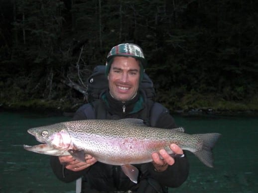 New Zealand Fly Fishing Expeditions just an average rainbow trout!