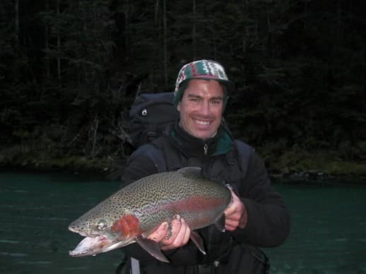 New Zealand Fly Fishing Expeditions great late season back country  rainbow