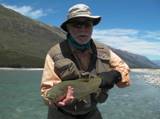 New Zealand Fly Fishing Expeditions Nice backcountry brown trout