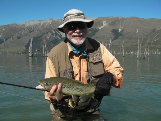 New Zealand Fly Fishing Expeditions sunken forest provides great cover for trout